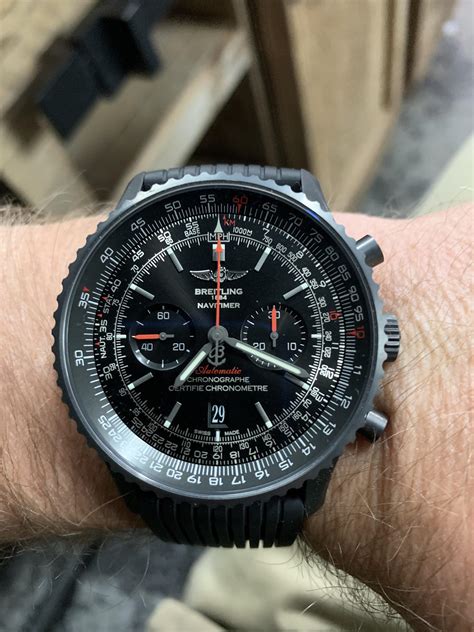 breitling steel type|Breitling black steel navitimer.